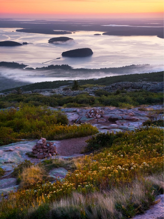 Bar Harbor Under Fog